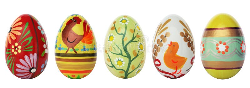 Hand painted Easter eggs isolated on white. Floral, colorful spring patterns and designs. Traditional, artistic, handmade and unique. More sets available in my portfolio. Hand painted Easter eggs isolated on white. Floral, colorful spring patterns and designs. Traditional, artistic, handmade and unique. More sets available in my portfolio.
