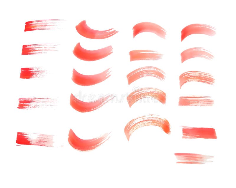 hand painted red watercolor brush strokes texture