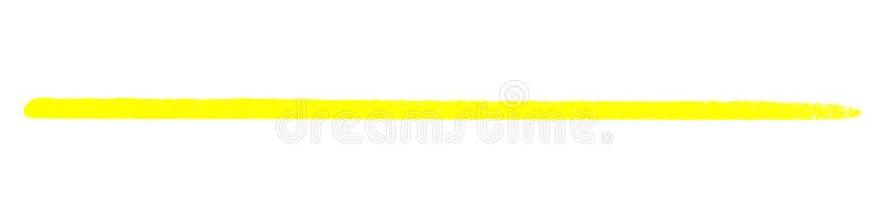 Hand Painted Yellow Pencil Stripe Stock Illustration - Illustration of ...