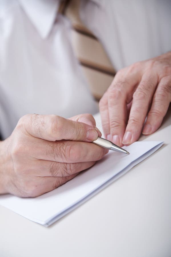 Hand with pan stock photo. Image of concept, businessman 3995834