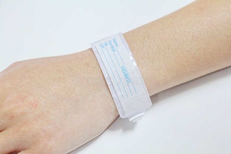 Ranjene's hospital bracelet | Even when you just have the fl… | Flickr