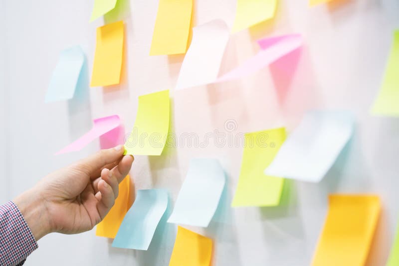 Scattered Sticky Notes Stock Photo by ©Enigmangels 10807508