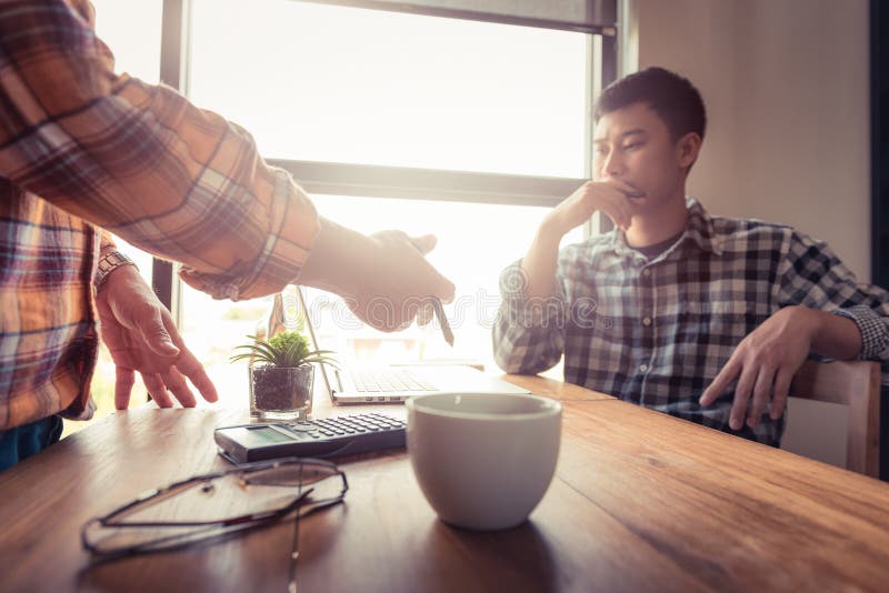 Asian Young Man in the Cafe. Lifestyle of Freelance Working in Jobs Stock  Photo - Image of engineer, house: 229272906