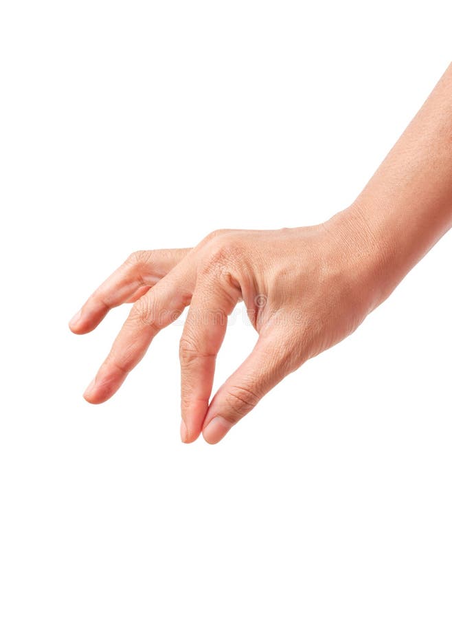Picking Up Attributes From Today Hand of Picking Up Something. Stock Image - Image of picking, single
