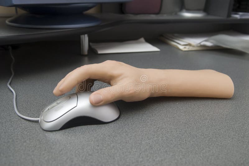 Hand from plastic stock image. Image of prosthetic, hand 3507367