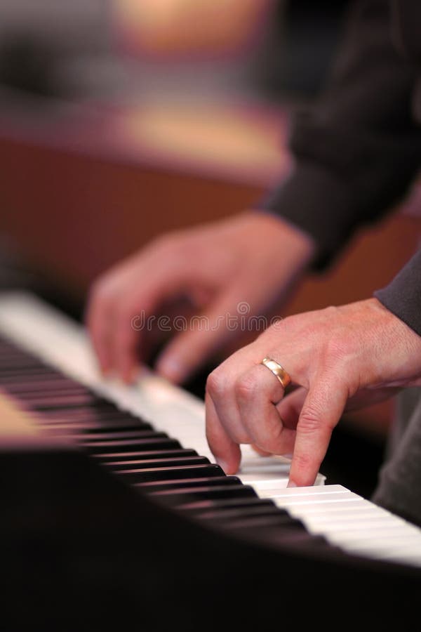 Hand Playing Piano Picture. Image: 1796839