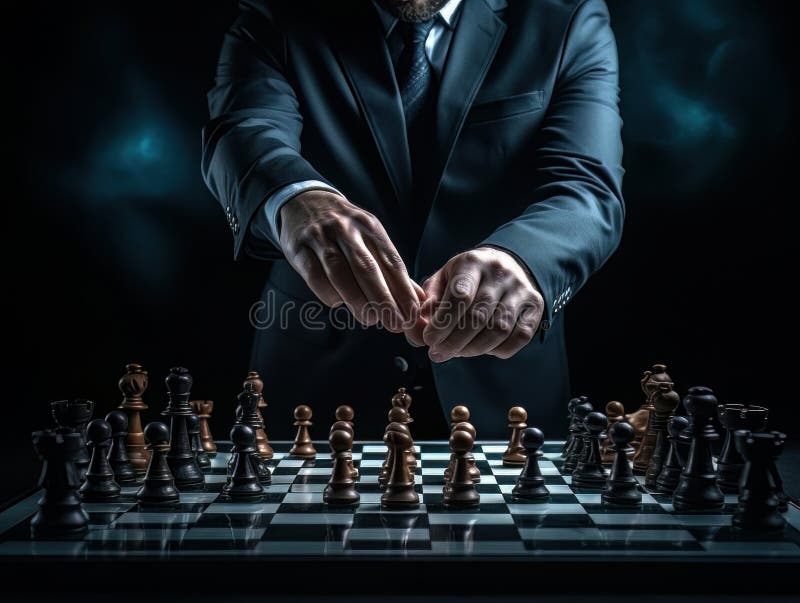 Chess queen on chessboard AI Generated 24118842 Stock Photo at