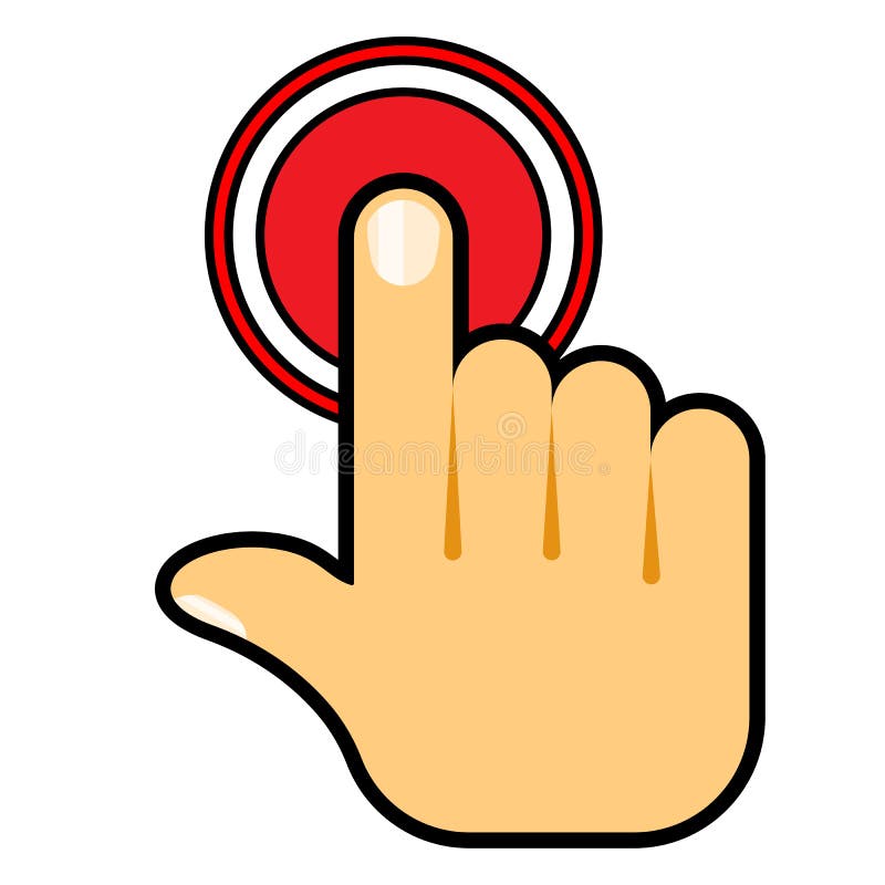 Free Vectors  Finger (where switch button is pressed) OFF