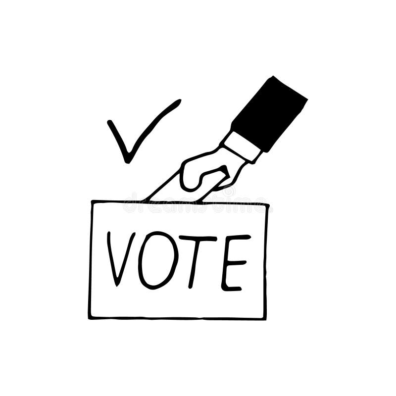 Vote sketch text written red pencil white background. Concept vote, election,  choice Stock Photo - Alamy