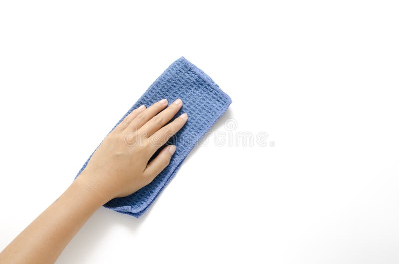 Hand with rag stock image. Image of clean, protect, cleanliness 45834825