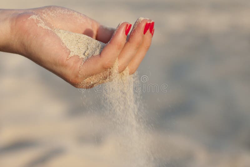 Hand with sand