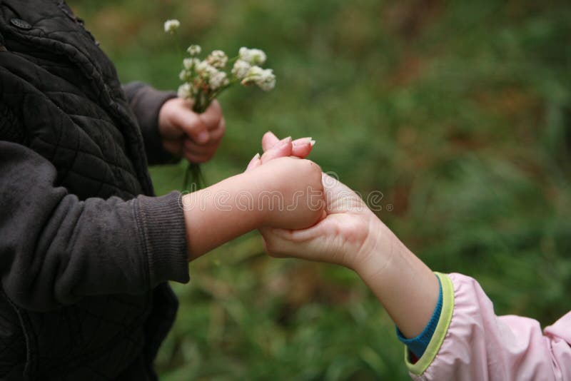 Hand shake.