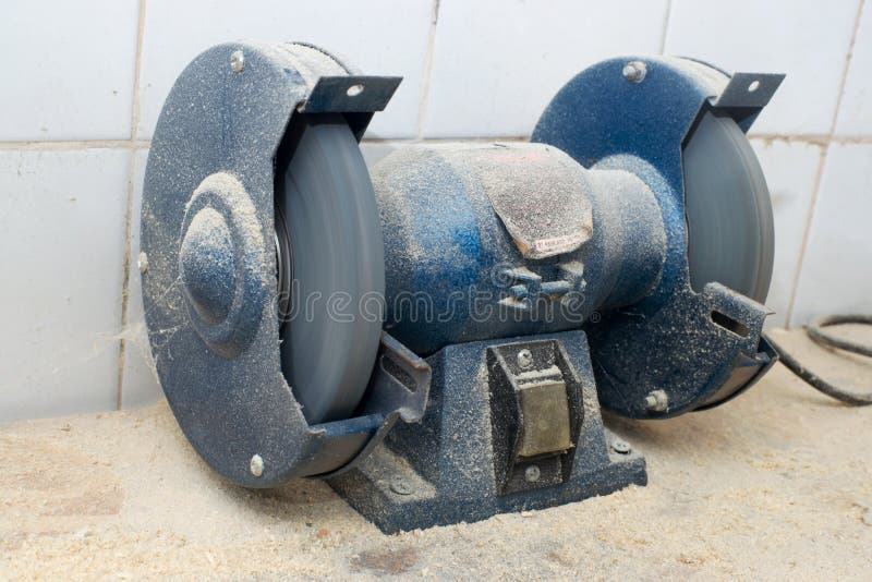 Hand Sharpening Tool with a Circular Sharpener Stock Photo Image of factory, hand 73225378