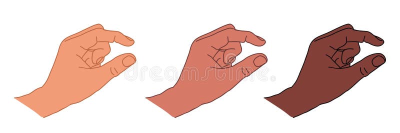 Little Bit Finger Stock Illustrations – 19 Little Bit Finger Stock ...