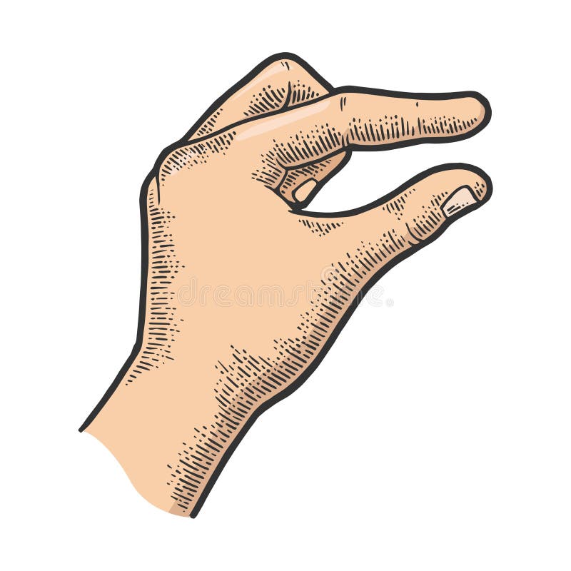 Showing Little Size Hand Gesture Stock Illustrations – 375 Showing Little  Size Hand Gesture Stock Illustrations, Vectors & Clipart - Dreamstime