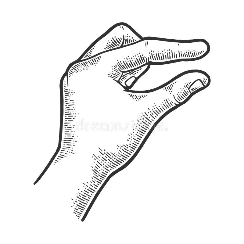 Showing Little Size Hand Gesture Stock Illustrations – 375 Showing Little  Size Hand Gesture Stock Illustrations, Vectors & Clipart - Dreamstime