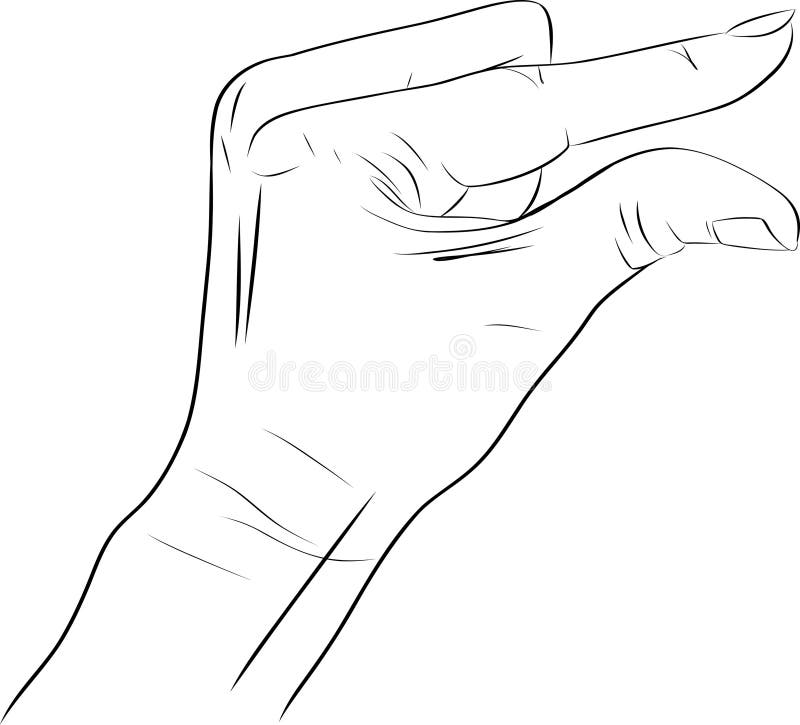 Showing Little Size Hand Gesture Stock Illustrations – 375 Showing Little  Size Hand Gesture Stock Illustrations, Vectors & Clipart - Dreamstime