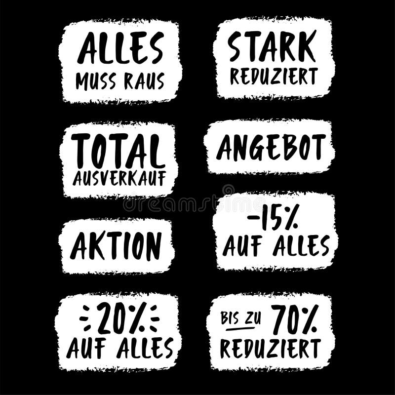 Angebot Aufkleber Sticker Button Stock-Vektorgrafik