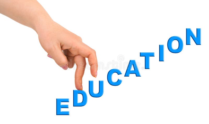 Hand and stairs Education stock photography Hand and stairs Education stock photography