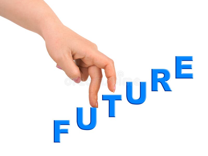 Hand and stairs Future royalty free stock photo Hand and stairs Future royalty free stock photo