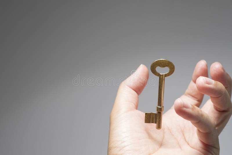 Hand Support the Key To Success Stock Image Image of mission, invest