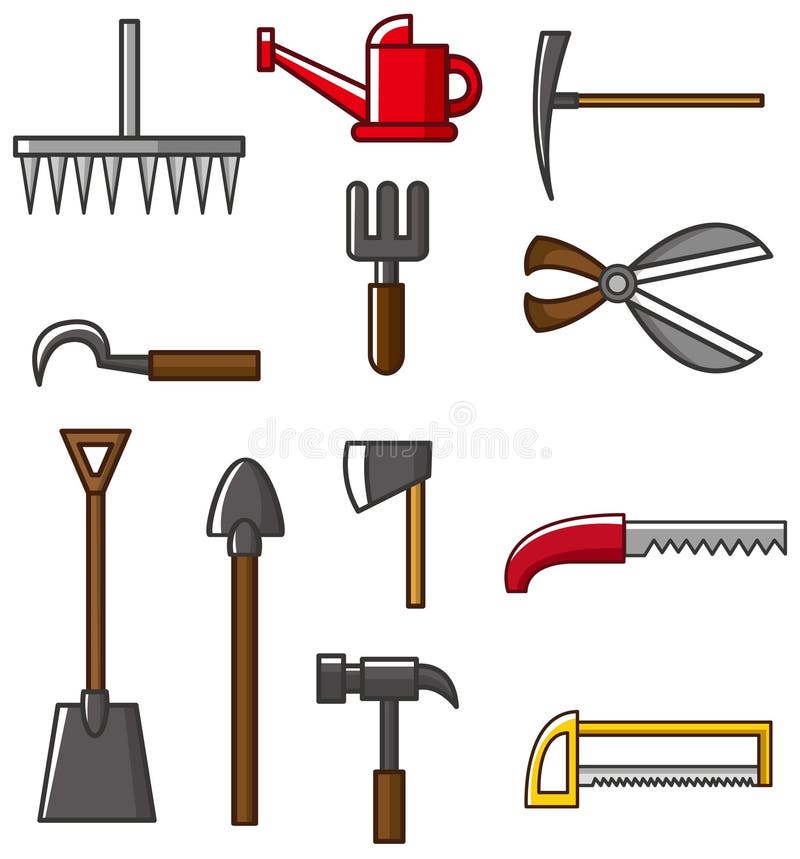 Hand tool silhouette collection vectors royalty free illustration Hand tool silhouette collection vectors royalty free illustration