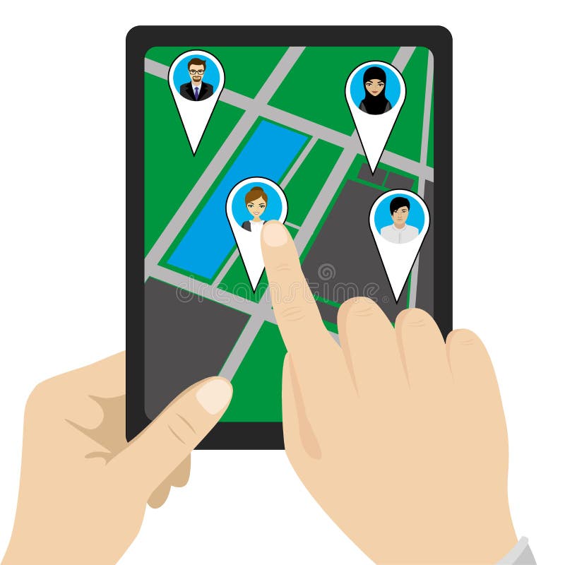 Gps Empty Screen Stock Illustrations 264 Gps Empty Screen Stock