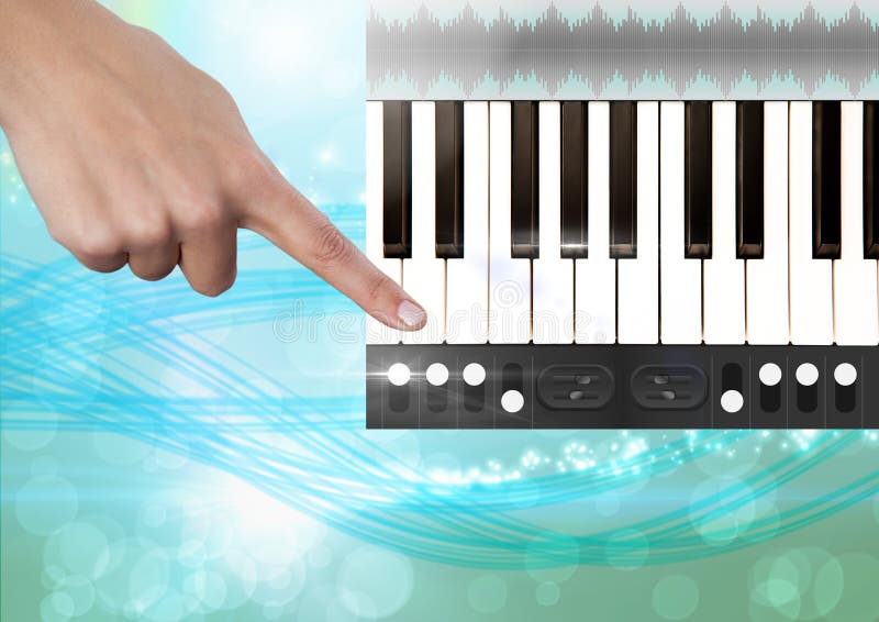 Hand Touching Sound Music and Audio Production Engineering App