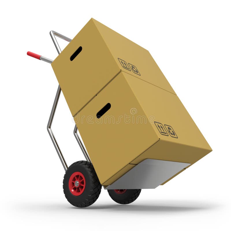 179 3d Hand Truck Boxes Stock Photos Free & RoyaltyFree Stock Photos