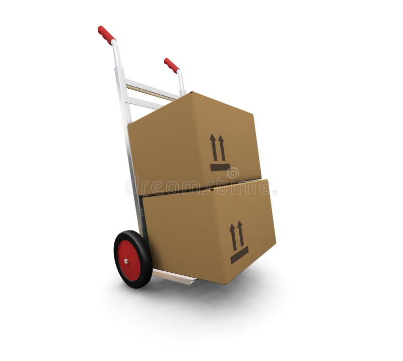 3+ Hand truck boxes Free Stock Photos StockFreeImages