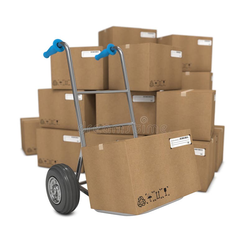 3+ Hand truck boxes Free Stock Photos StockFreeImages