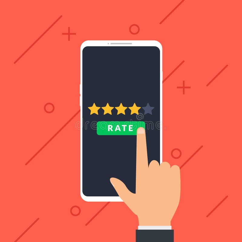 Hand- und Beurteilung der Kreditwürdigkeit eines Kunden mit fünf Sternen auf Smartphone Geschäftserfolgfünf Sterne, die Feedbackk lizenzfreie abbildung Hand- und Beurteilung der Kreditwürdigkeit eines Kunden mit fünf Sternen auf Smartphone Geschäftserfolgfünf Sterne, die Feedbackk lizenzfreie abbildung