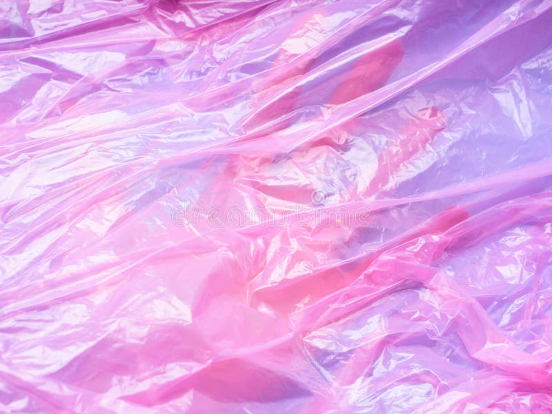 Pink plastic bag stock photo. Image of waste, plastic - 22016884
