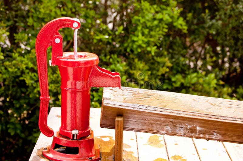 Hand Water Pump stock image. Image of hand, vintage, pump 40294031