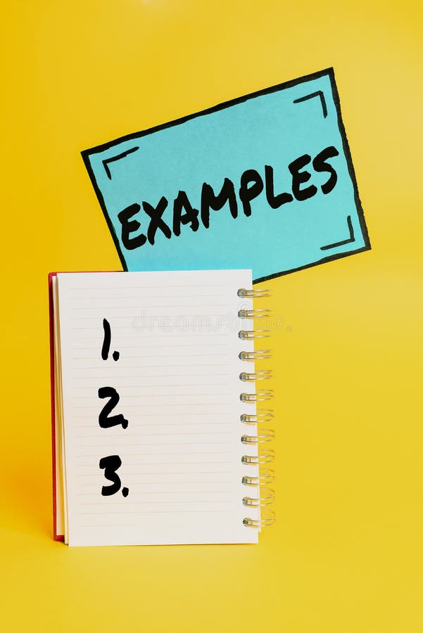 Hand writing sign Examples. Business approach photo Sample Model to follow Guide Explanation For instance Colorful Idea. Writing displaying text Examples, Business overview photo Sample Model to follow Guide Explanation For instance Colorful Idea Presentation Displaying Fresh Thoughts Sending Message