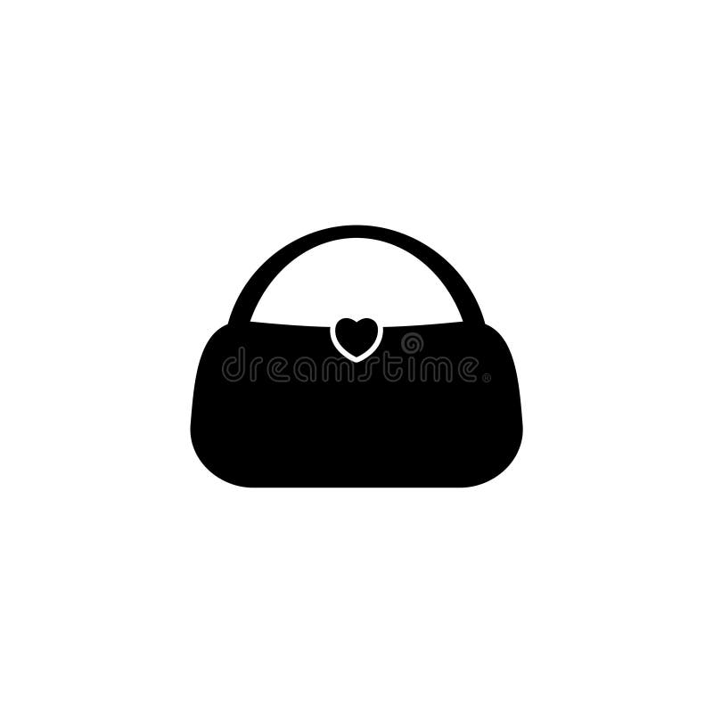 Handbag Elegant De Icon on White Background. Simple Element ...