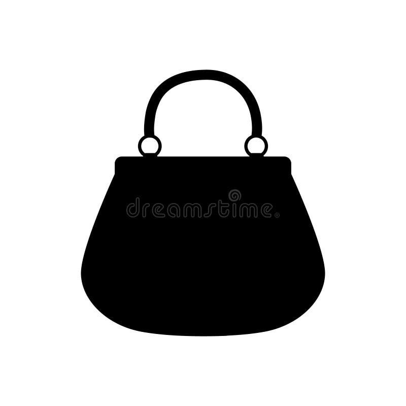 Handbag icon vector. purse ilustration sign. reticule symbol. bag logo.