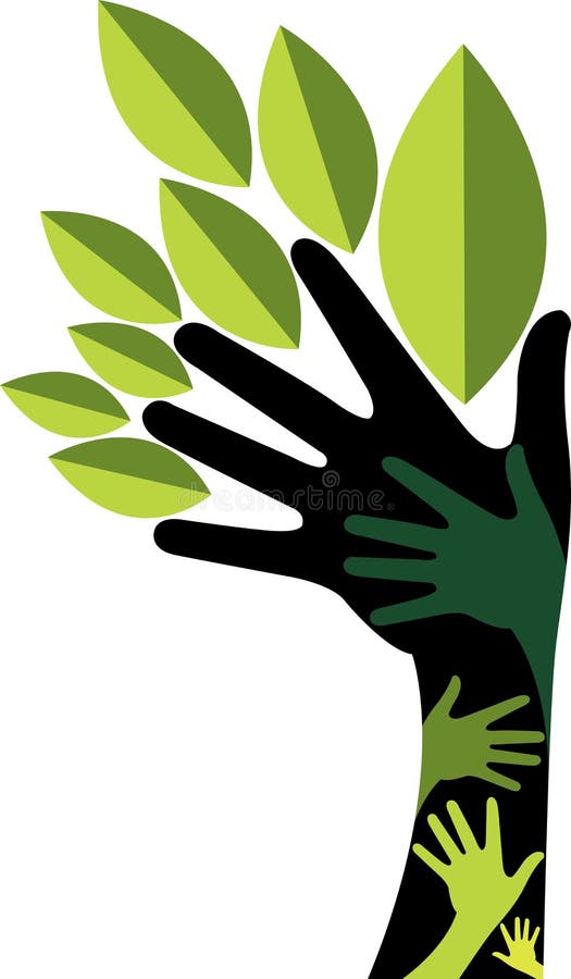Handbaum stock abbildung