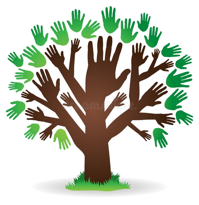 Handbaum-Logo stock abbildung