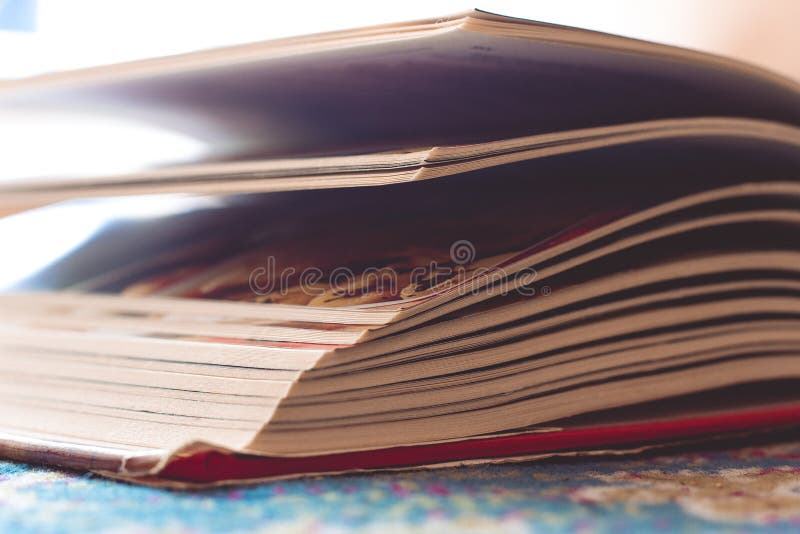 Handbook, paper binding. stock photo. Image of history 117576560