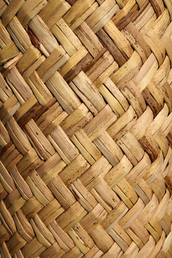Handcraft Mexican Cane Basketry Vegetal Texture Stock Photo Image of