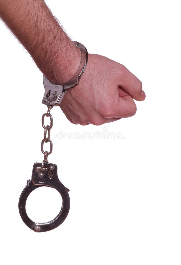 Handcuffs on hands stock photo. Image of kinky, pain, freedom 1026020