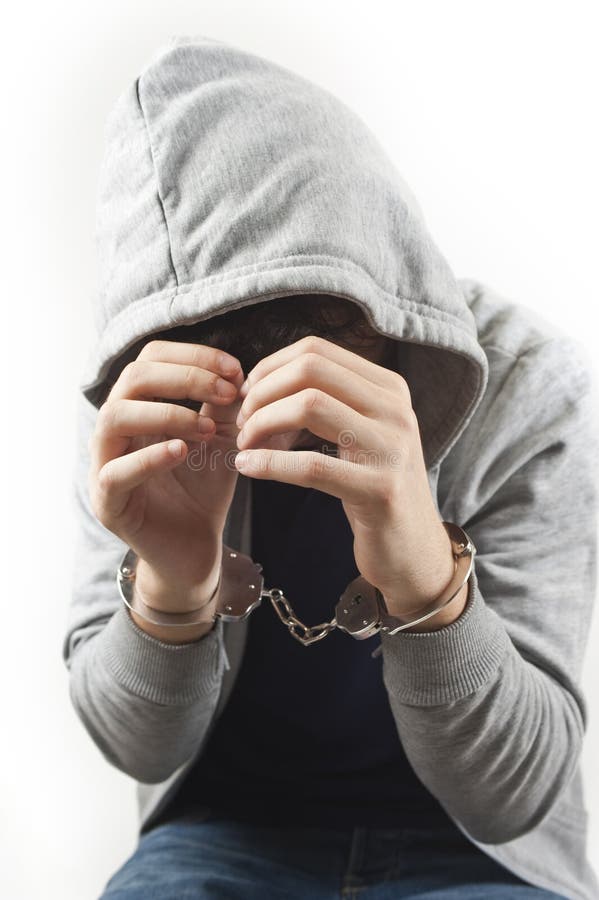 Handcuff sweatshirt stock images