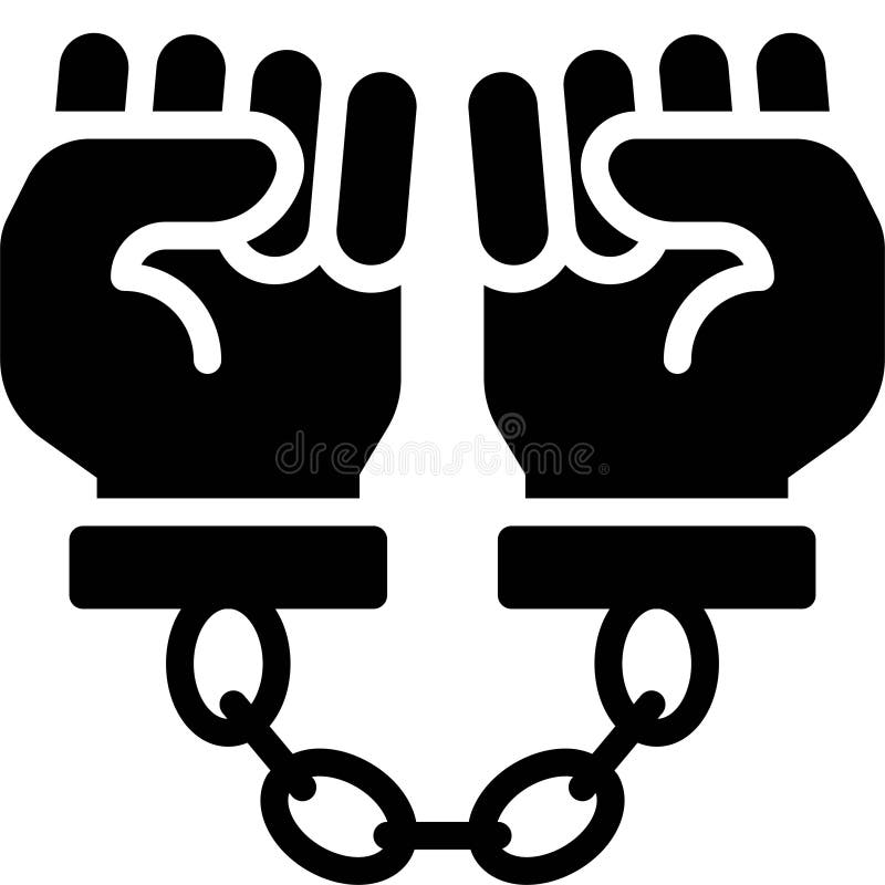 Handcuffs On Hands Clipart