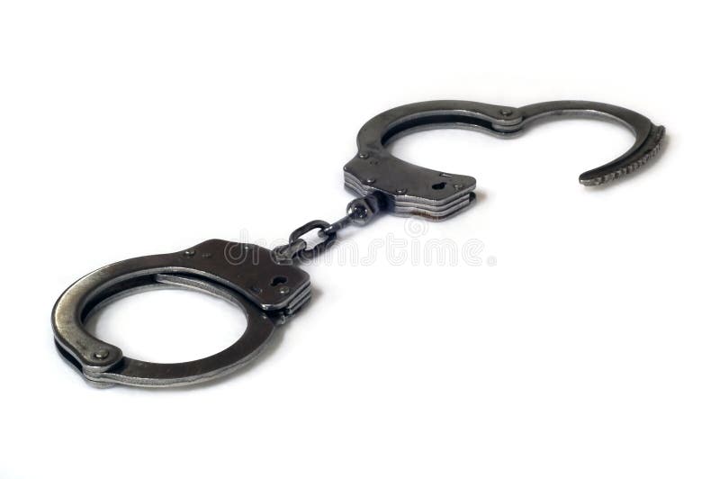 Handcuffs 4 stock photo. Image of durable, escaped, control 1665704