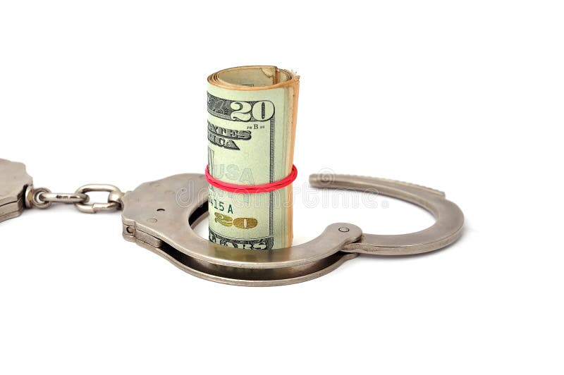 Handcuffs and dollars