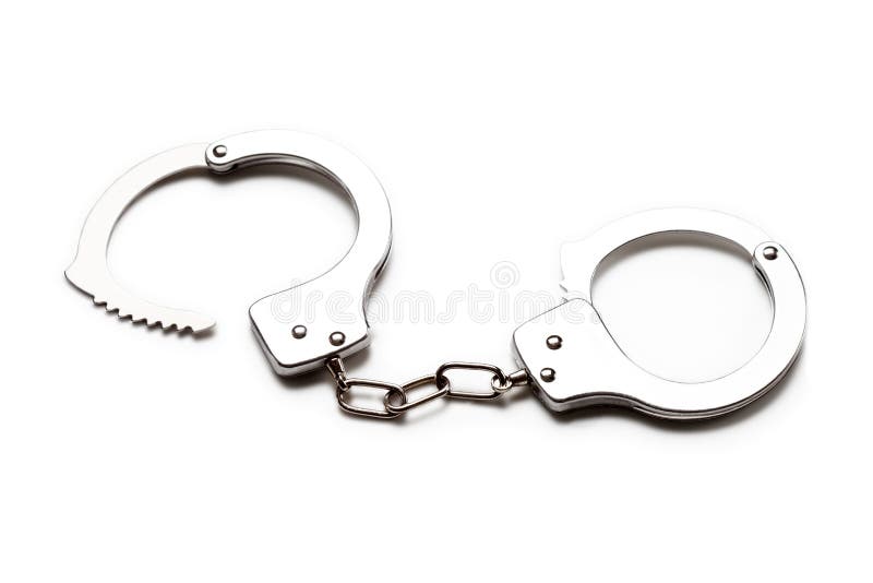Handcuffs stock photo. Image of cuffs, criminal, bondage 1439158