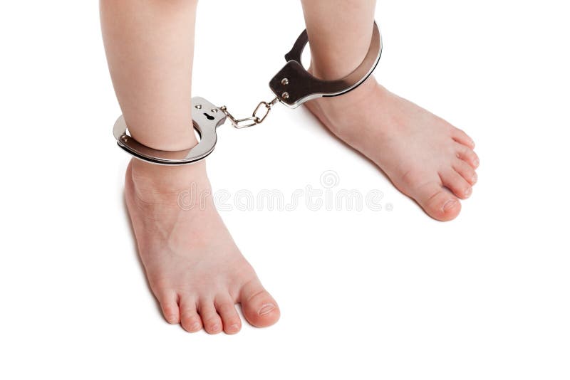 Handcuffs With Bound Feet