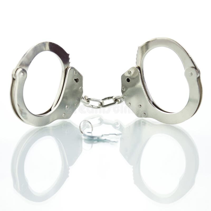 Handcuffs with shadow