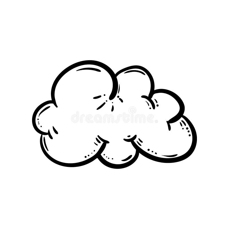 Handdrawn ob?oczna doodle ikona R?ka rysuj?cy czarny nakre?lenie szyldowy symbol Dekoracja element Bia?y t?o odosobniony P?aski p ilustracja wektor Handdrawn ob?oczna doodle ikona R?ka rysuj?cy czarny nakre?lenie szyldowy symbol Dekoracja element Bia?y t?o odosobniony P?aski p ilustracja wektor